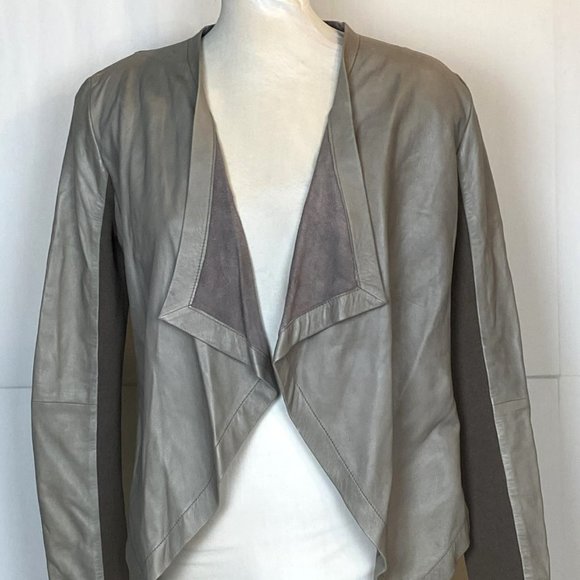 Women’s Hinge Leather Crop Jacket size M - Picture 1 of 14